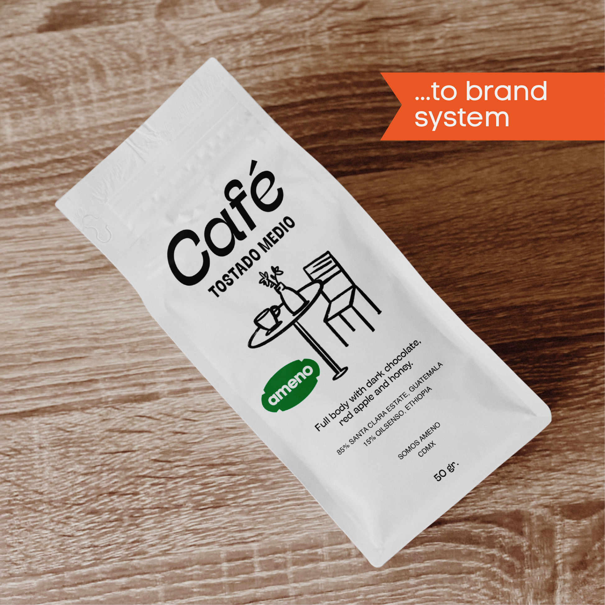 Branding_ameno product café